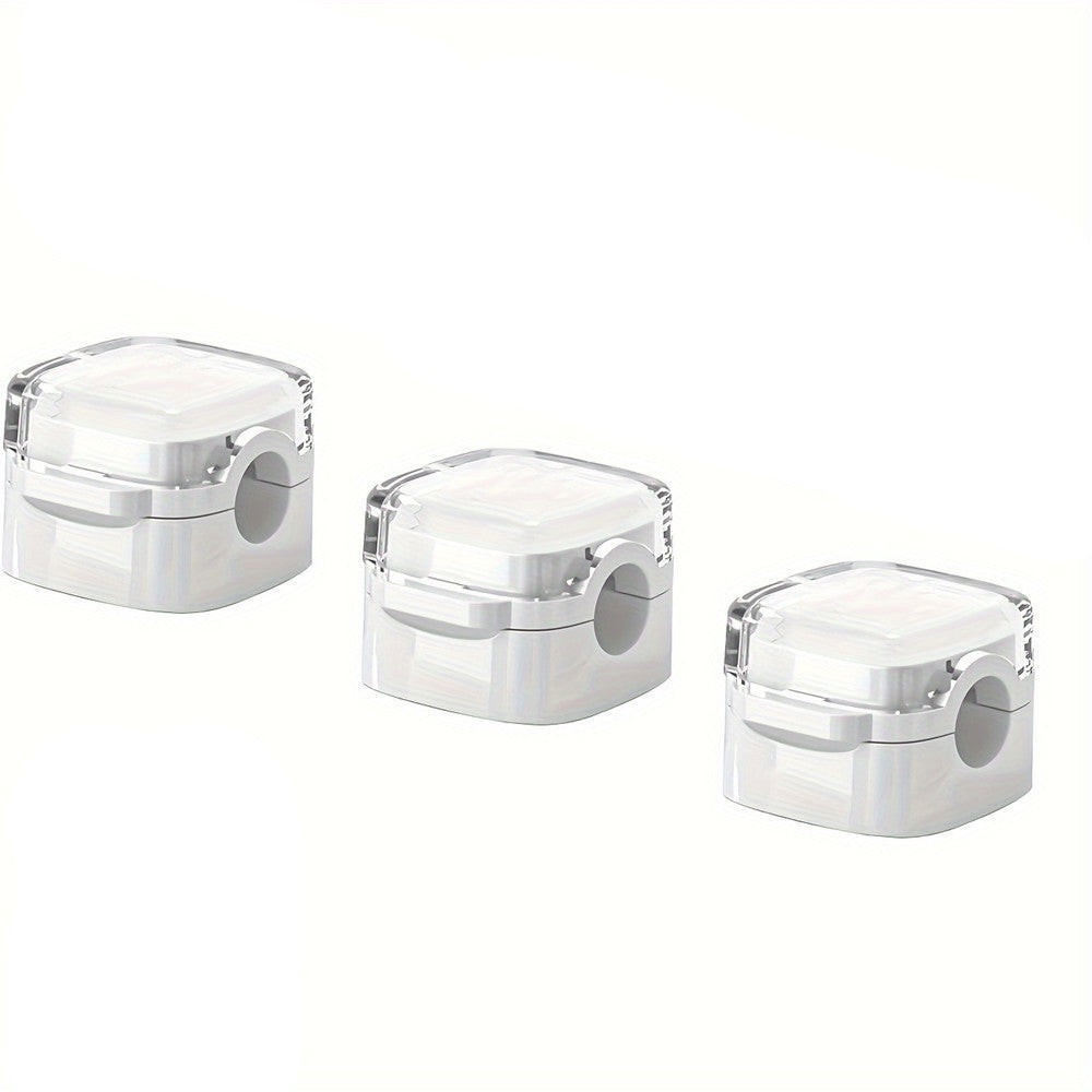 Transparent Magnetic Cord Organizer – 3 Pack Cable Holder