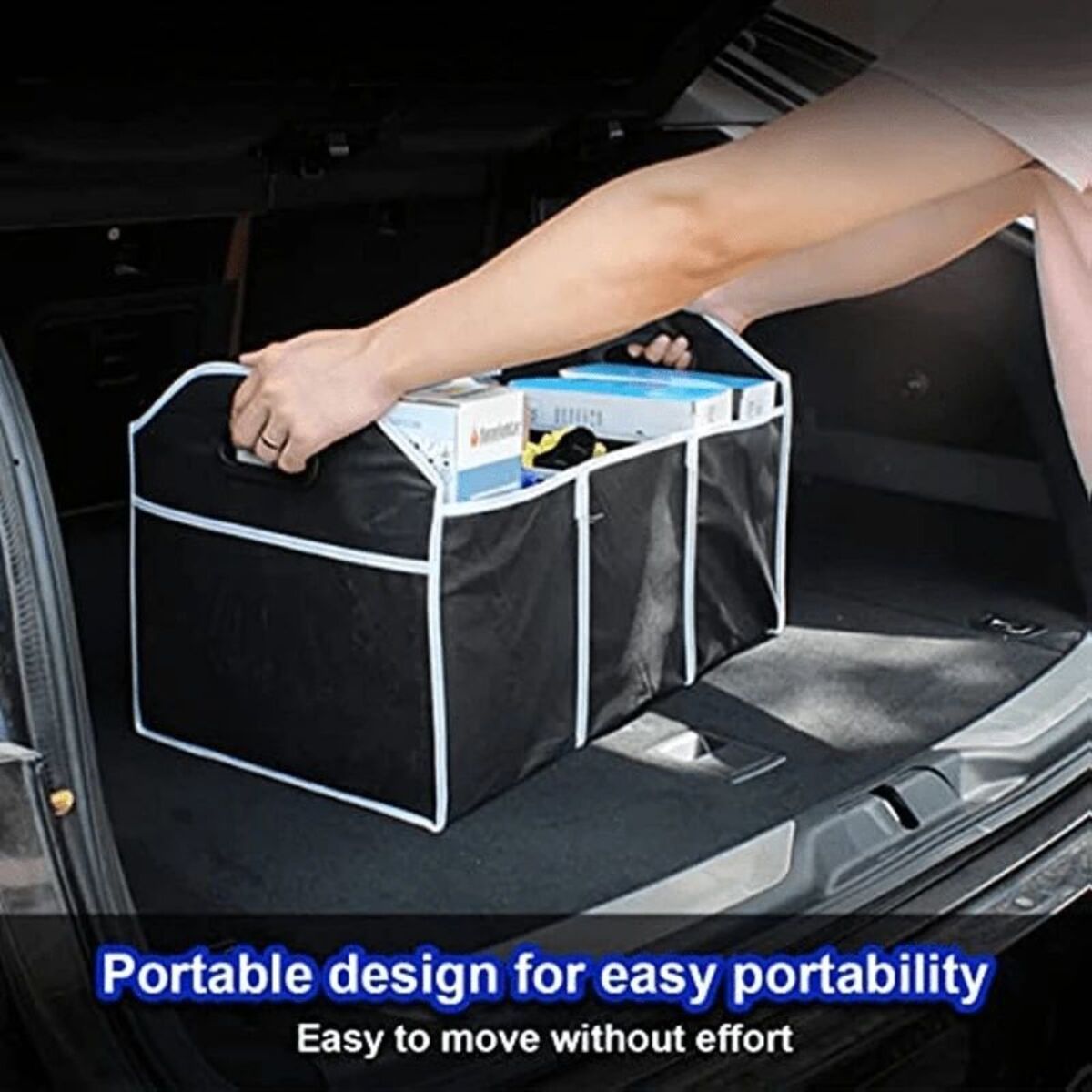 Multi-Pocket Car Trunk Organizer