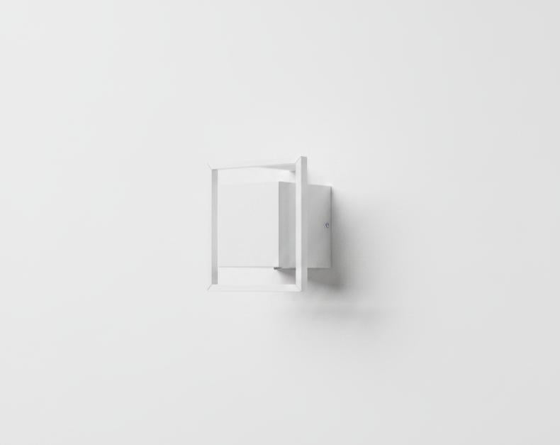 White Cube Wall Light - White