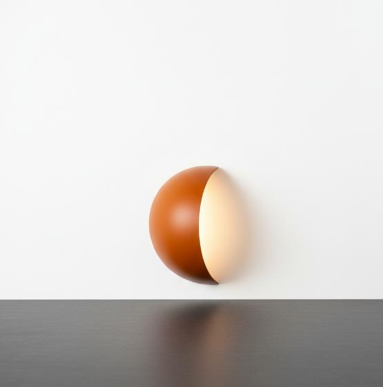 Orange Arc Wall Light - Orange