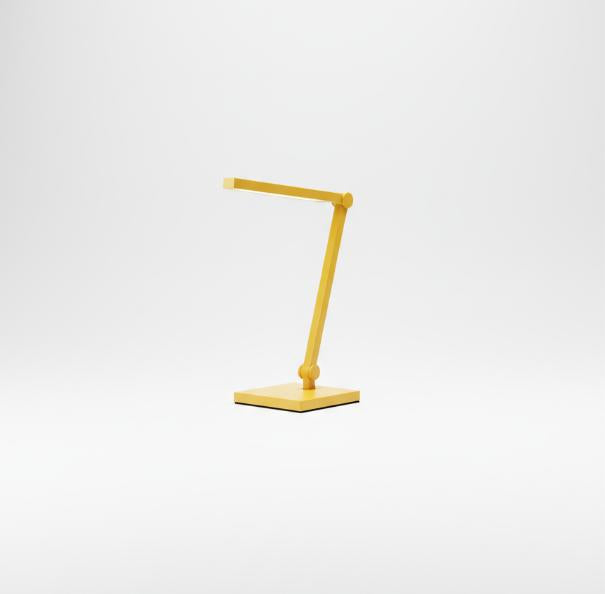 Yellow Angled Table Light - Yellow