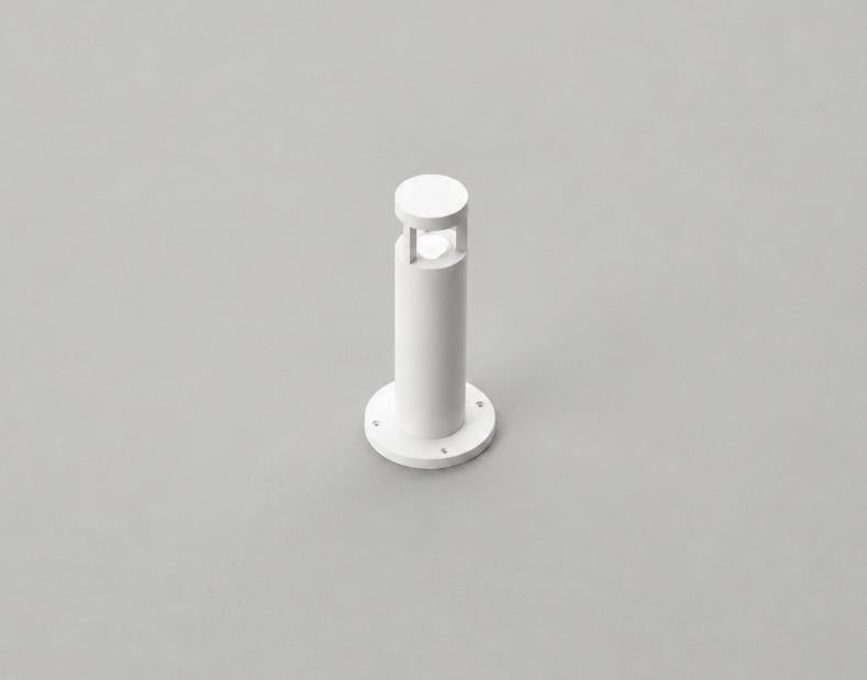 White Bollard Outdoor Light - White
