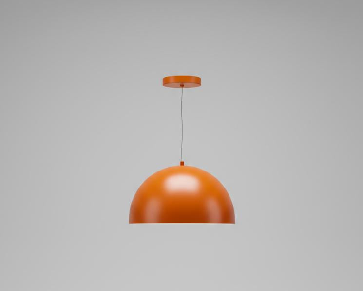 Orange Dome Ceiling Light - Orange