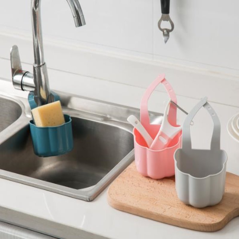 Cute Faucet Sink Hanging Organizer