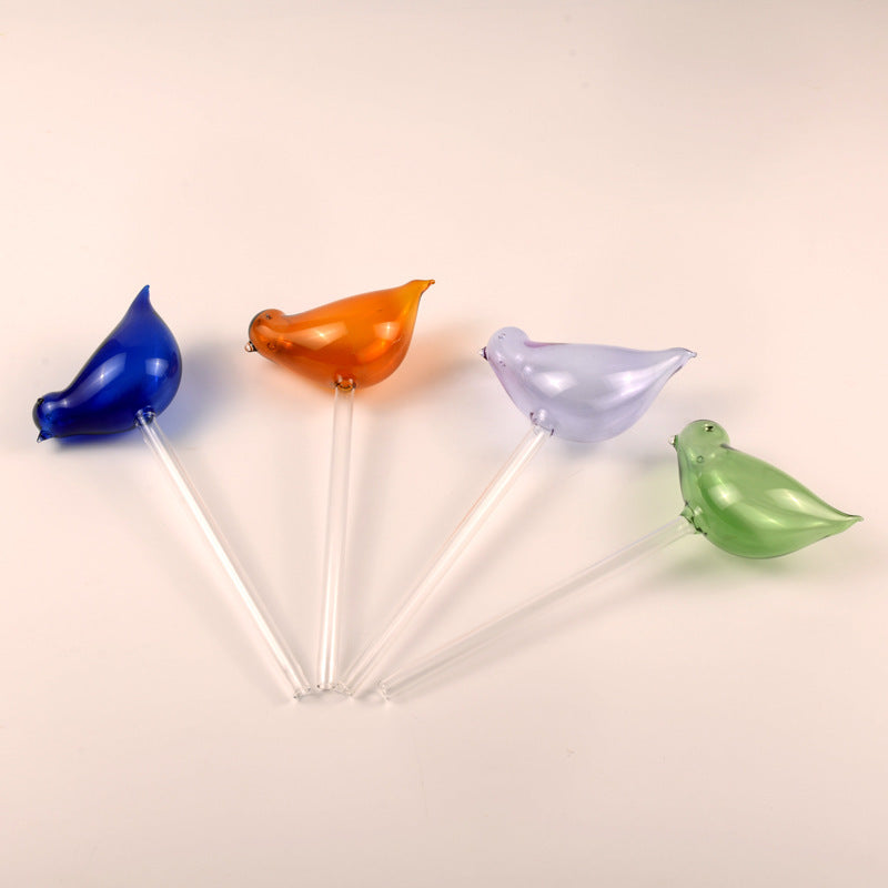 Glass Automatic Self Watering Bird.