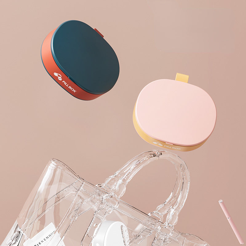 Weekly Smart Pill Organizer – Compact & Travel Friendly