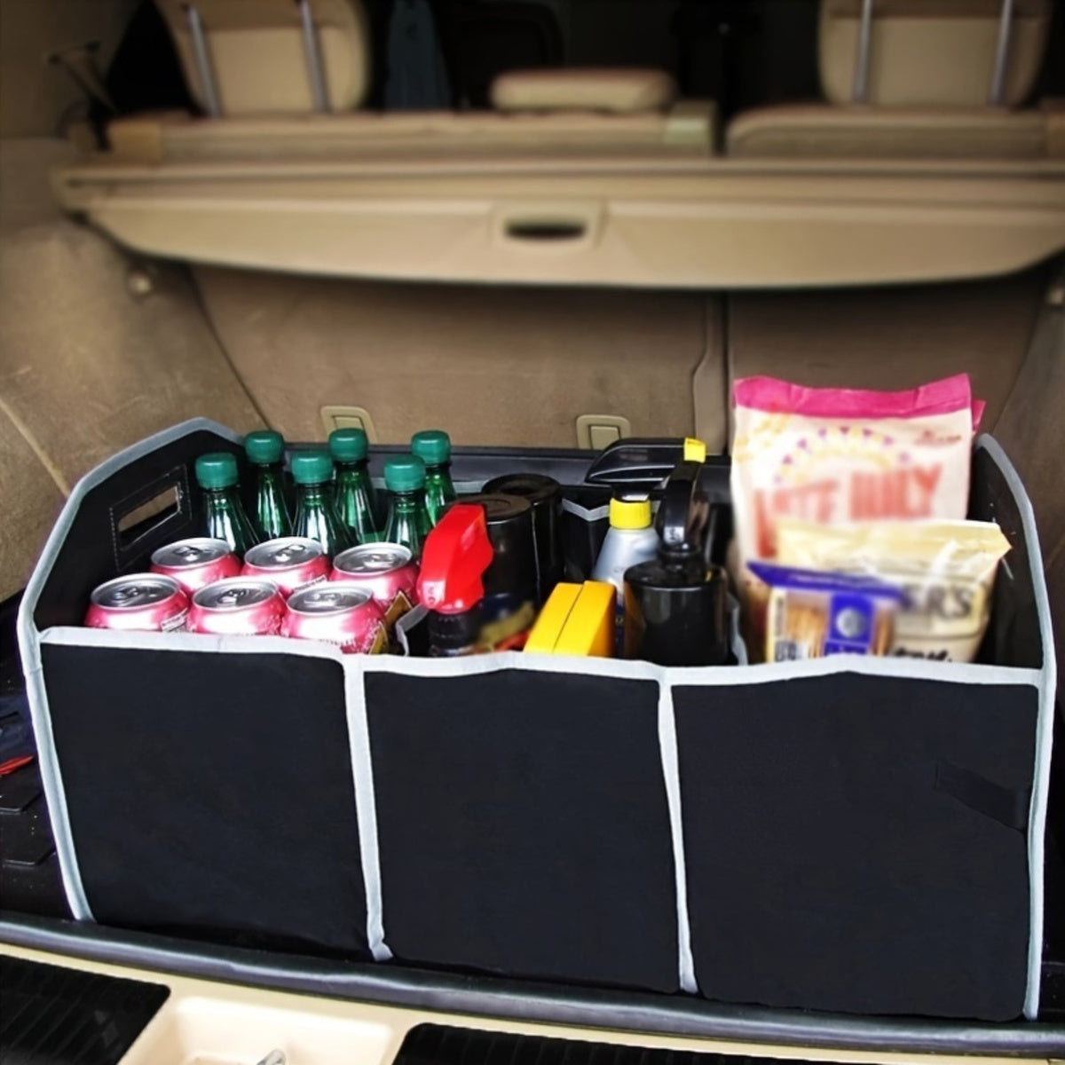 Multi-Pocket Car Trunk Organizer