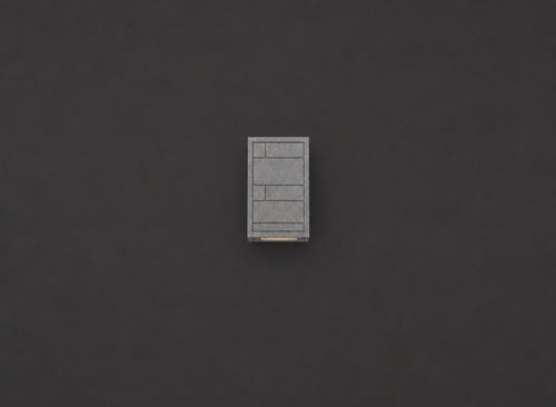 Gray Brick Outdoor Light - Gray