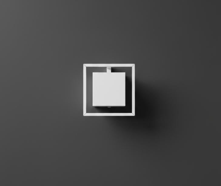 White Cube Wall Light - White
