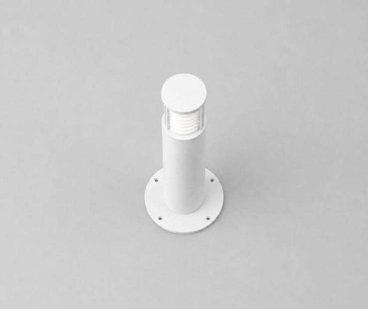 White Bollard Outdoor Light - White