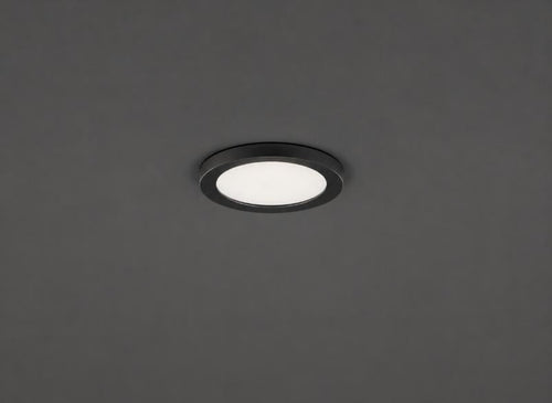 Black Flushmount Ceiling Light - Black