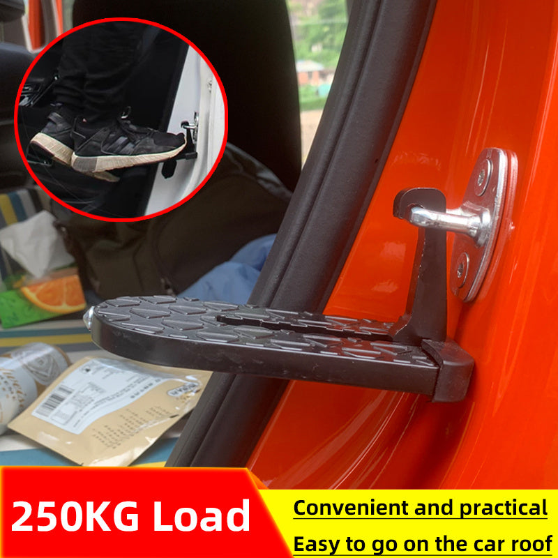 Axora Heavy-Duty Car Doorstep | Portable Roof Access Step - 250kg Load Capacity