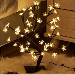 LED Fairy Copper Tree – Aesthetic Bedroom Light