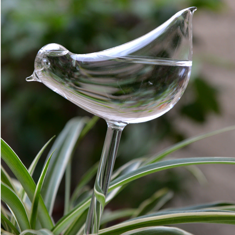 Glass Automatic Self Watering Bird.