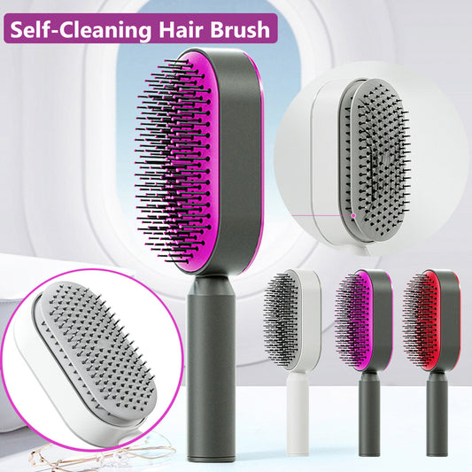 Self Cleaning Hair Brush - Scalp Massager