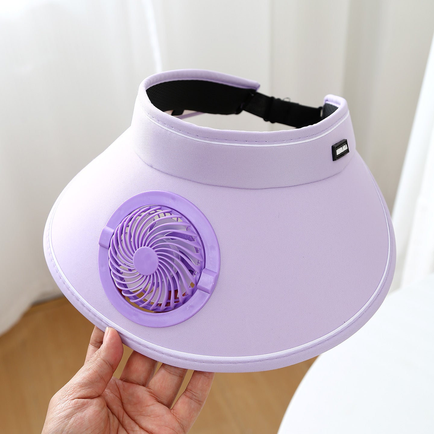 USB Charging Sunshade Cap with Built-in Fan